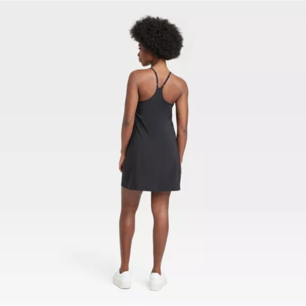 Women’s Flex Strappy Active Dress. Black. S - Picture 3 of 16